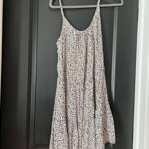 H&M Floral Mini Dress - Black and White